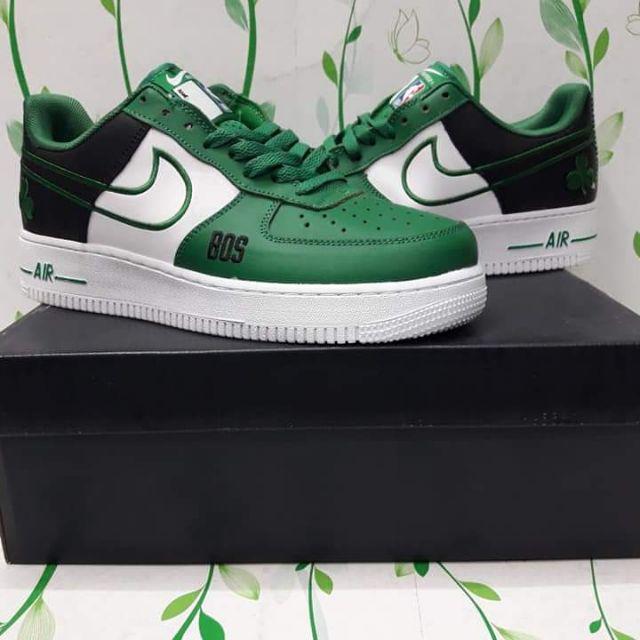 De nada polla Reanimar Nike Air force 1 Low Boston Celtics For Men Green/White | Shopee Philippines