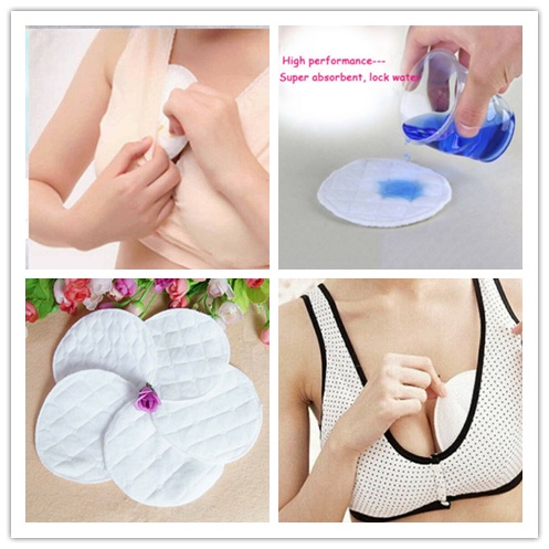 12Pcs Soft Absorbent Cotton Washable Reusable Breastfeeding Breast Nursing  Pads