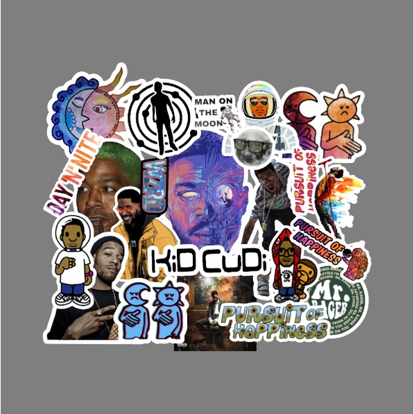 Kid Cudi - Sticker Pack Waterproof Laminated | Shopee Philippines