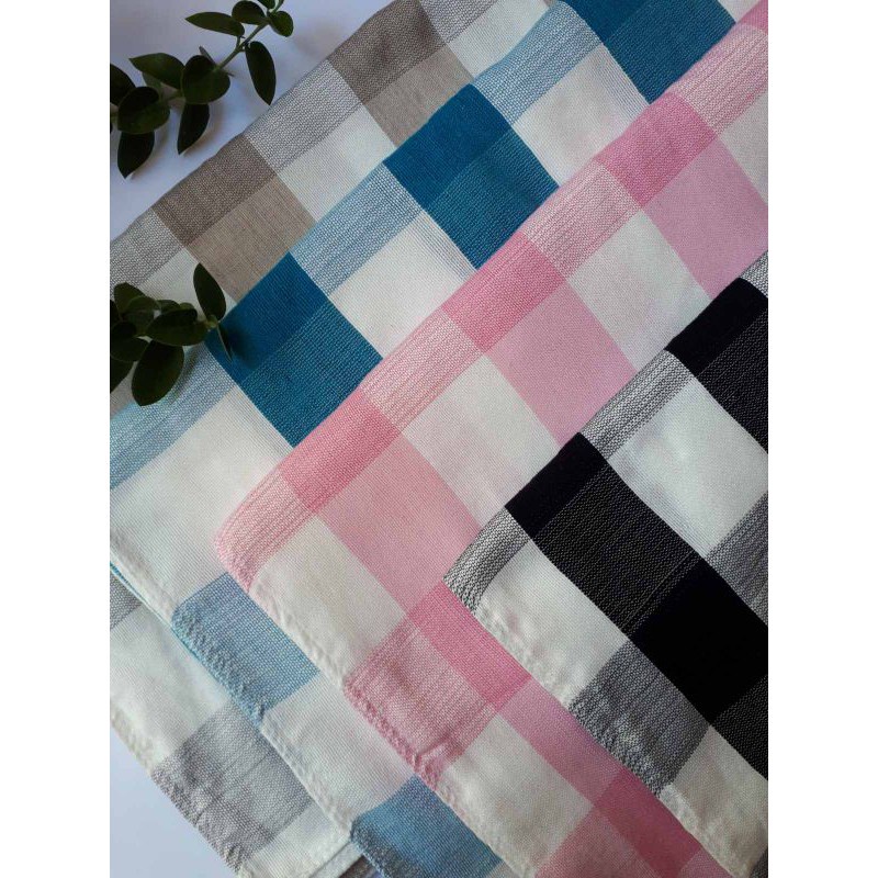 Inabel Wasig Checkered Blanket (clean-cut edging) | Shopee Philippines