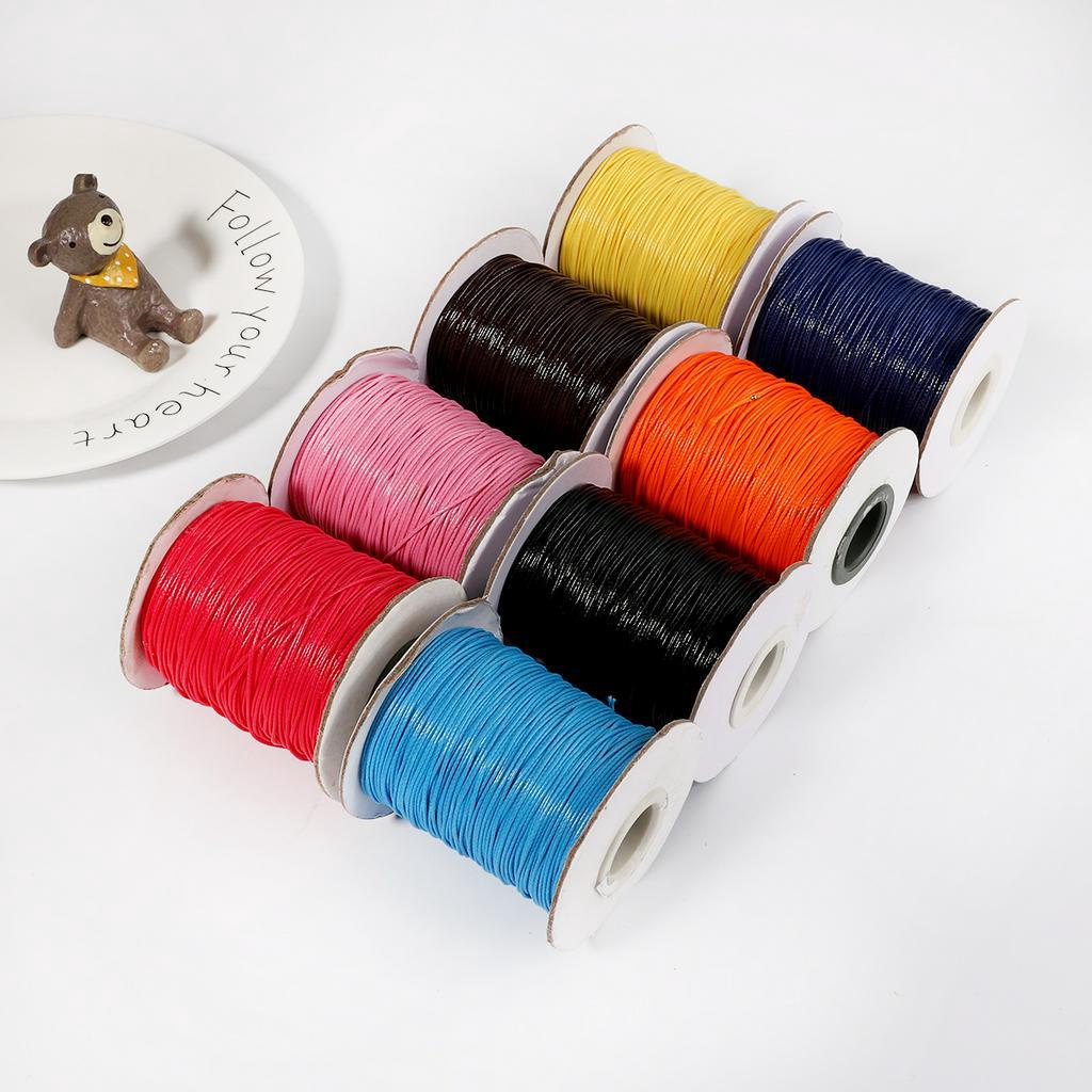 2MM 5Meters Waxed Thread Cotton Cord String Strap Wholesale For DIY ...