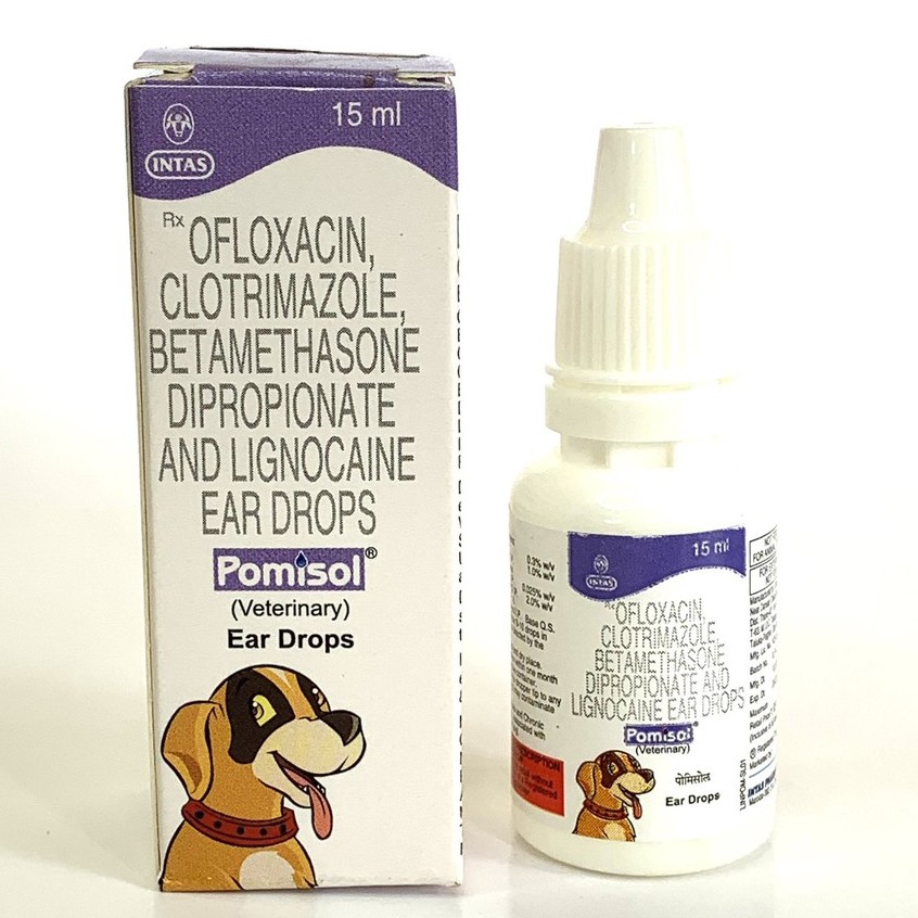 Ofloxacin drops for clearance cats