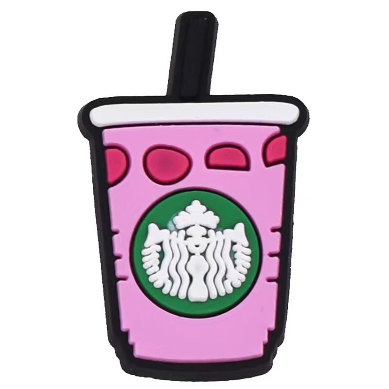 Sunstar Drinks And Snacks Series Starbucks Jibbitz Crocs Pins for shoes