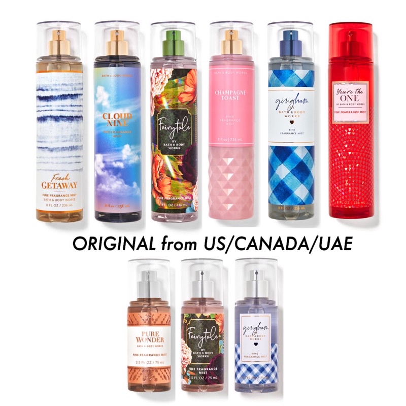 BATH & BODY WORKS FINE FRAGRANCE MIST SPRAY 8 oz each [ You Choose Your  Scent ]