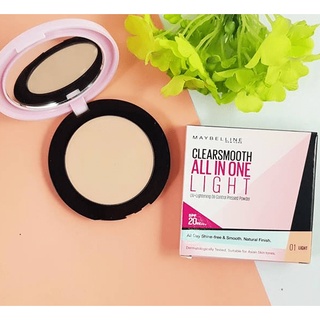 Maybelline New York Clear Smooth All In One Powder Foundation - 01 Lig –