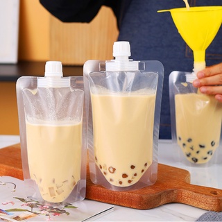 Disposable Beverage Bag, Self-standing Beverage Bag, Soy Milk Tea