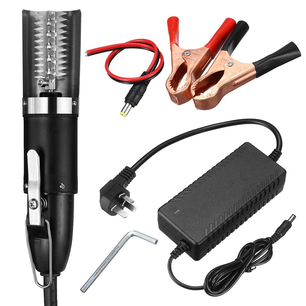 120W Electric Fish Scaling Machine Scalers Waterproof Scraper Clean