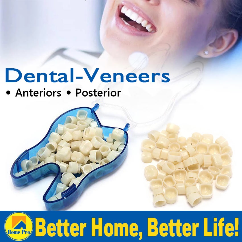 50PCS/Set Fake Teeth Veneers Teeth Temporary Anteriors/Posterior ...