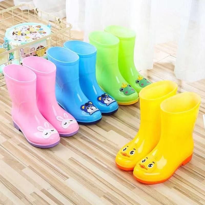 Low Cut Rain Boots (Bota) For Kids Wide Round Toe Children Rainboots ...