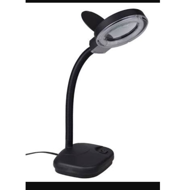 magnifier Table lamp light foldable desk lamp with magnifying glass