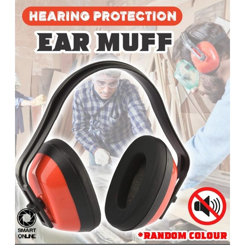 Protection Anti-Noise Ear Muff Ear Caps Earmuff (RANDOM COLOUR ...