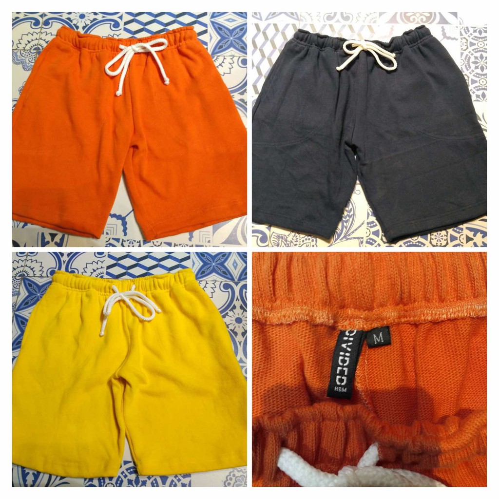 H&m orange shorts online