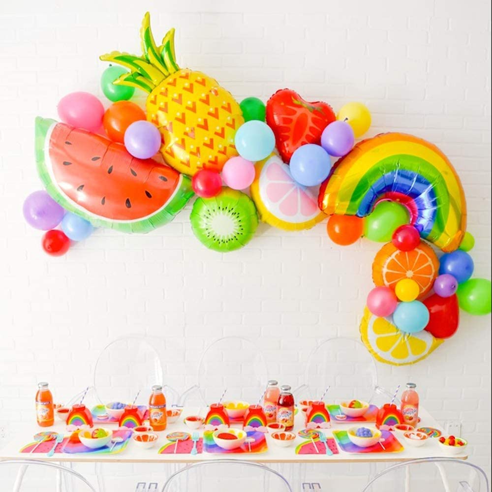 baloons birthday party decorations Fruit Theme Balloon Garland Arch kit ...