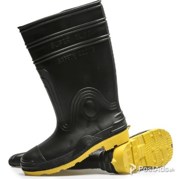 Square toe cheap rain boots