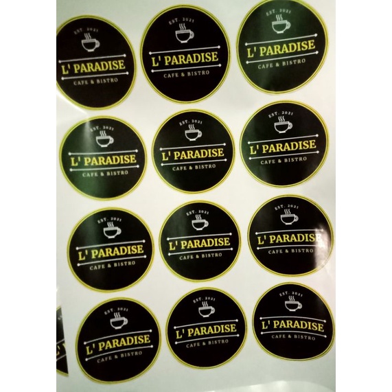 STICKER LABEL sold per A4size | Shopee Philippines