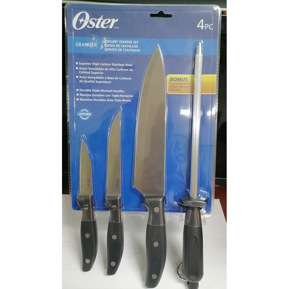 Original Oster Granger Knife Set Shopee Philippines