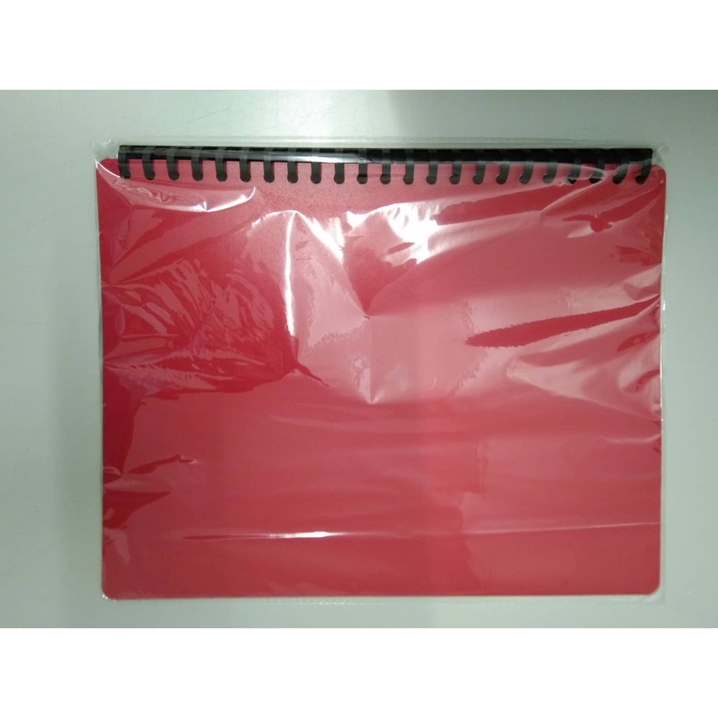 2pcs. Spiral Clearbook Long / A4 (Refillable) | Shopee Philippines