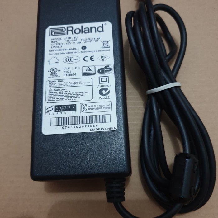 Roland PSB1U Keyboard Adapter Power Supply Roland JunoDi Juno G