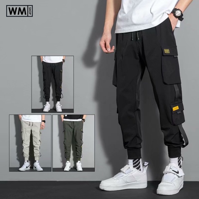 WM Unisex Korean Goods Jogging Pants Popular Jogging Pants for Men and Women Shopee Philippines