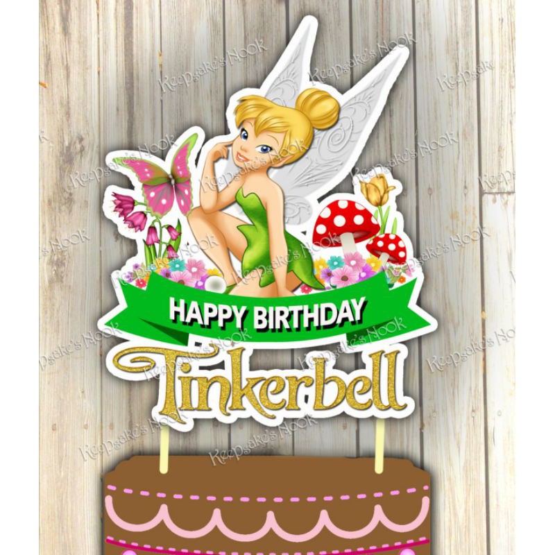 Topper De Bolo Tinker Bell Tinkerbell Cake Topper Ham vrogue.co