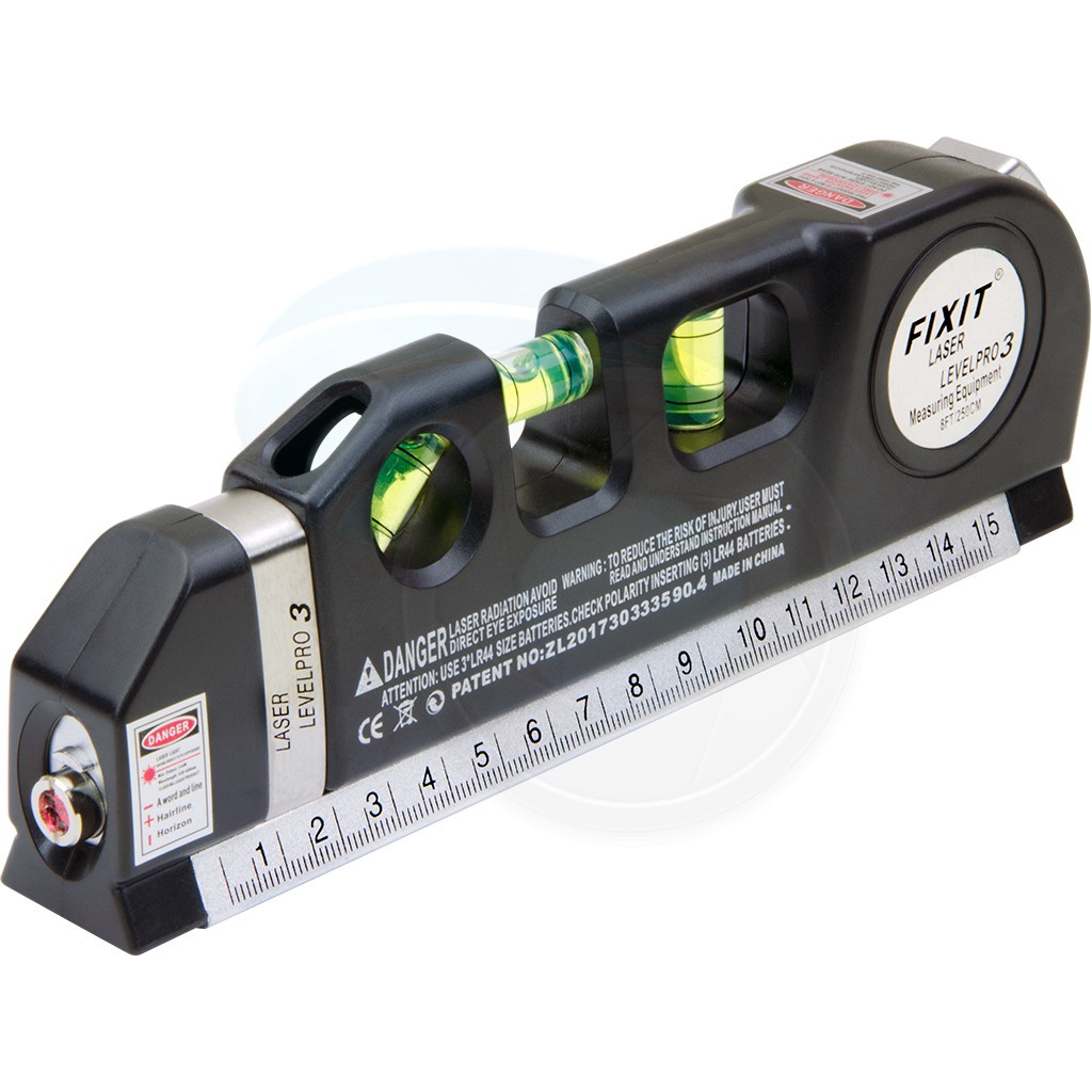 Multipurpose Level Laser Horizon Vertical Measure Tape Horizontal Ruler ...