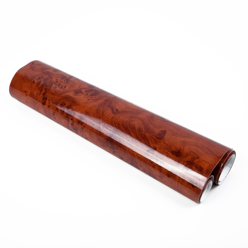 Walnut Wood Grain Vinyl Wrap CarSticker Wrap Roll Film Adhesive
