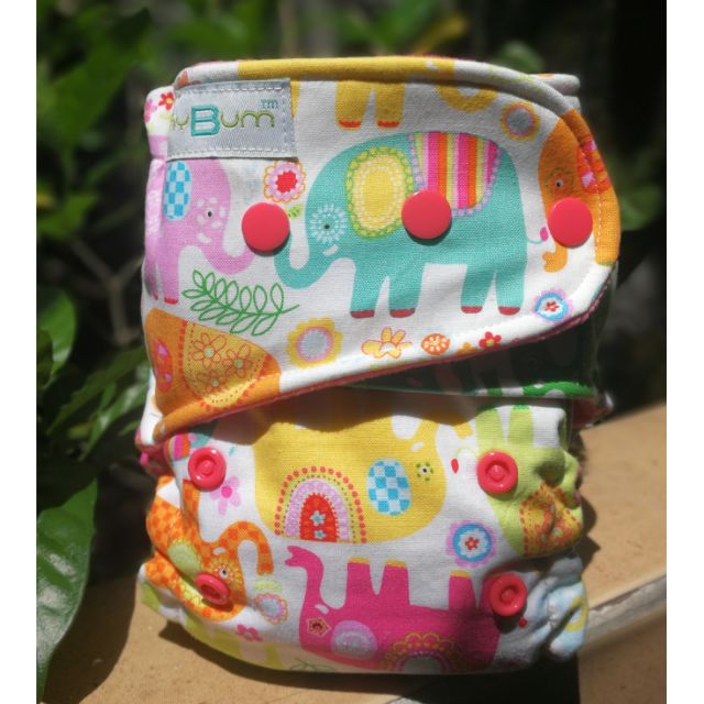 Tiny Bum Ellie hybrid fitted diaper | Shopee Philippines