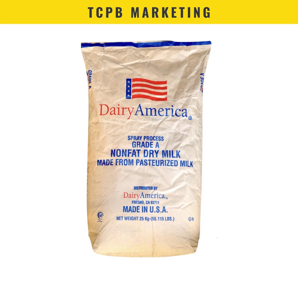 DAIRY AMERICA nonfat dry milk (25kgs) Shopee Philippines