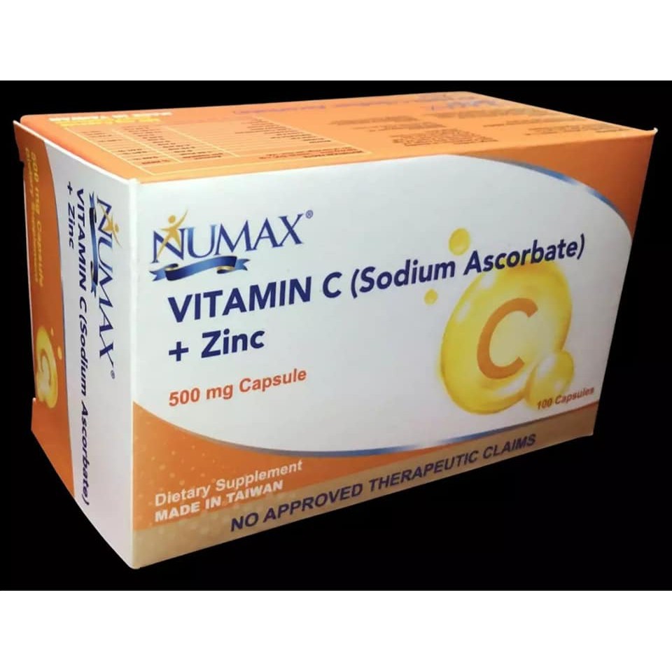 NUMAX (SODIUM ASCORBATE + ZINC) Shopee Philippines