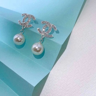 Shop chanel earrings pearl for Sale on Shopee Philippines