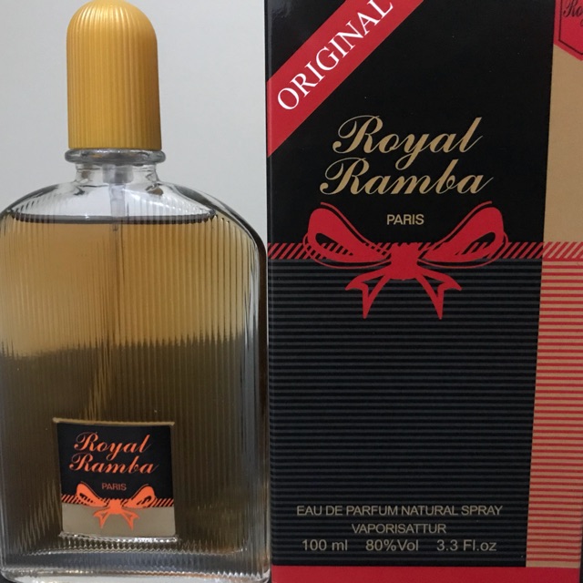 Oil based royal ramba Paris perfume natural spray 100ml Shopee