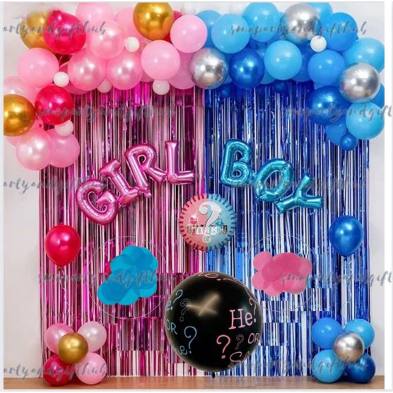 Gender Reveal Party Set | Gender Reveal Complete set | Shopee Philippines