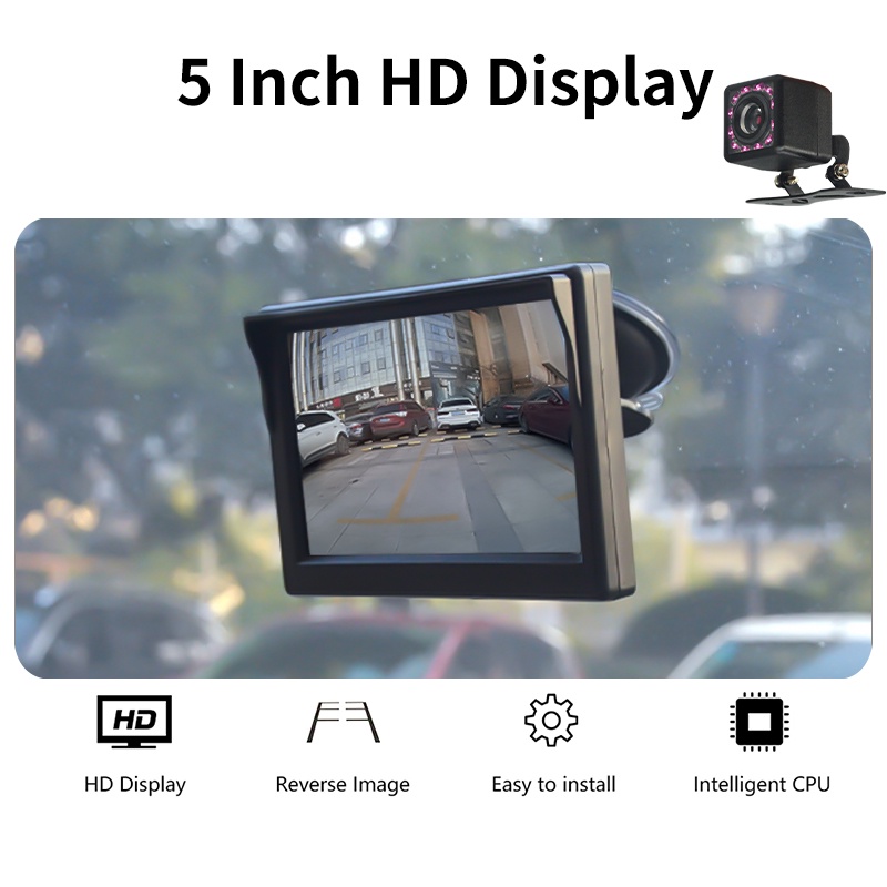 Backup Camera Kit - Reversing Camera Kits 4.3" Car Rear View Mirror - View #7