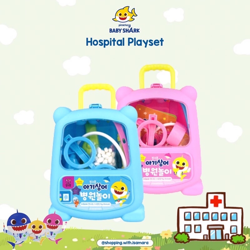 Pinkfong Baby Shark Hospital Playset - Doctor-Doctor Toy | Shopee