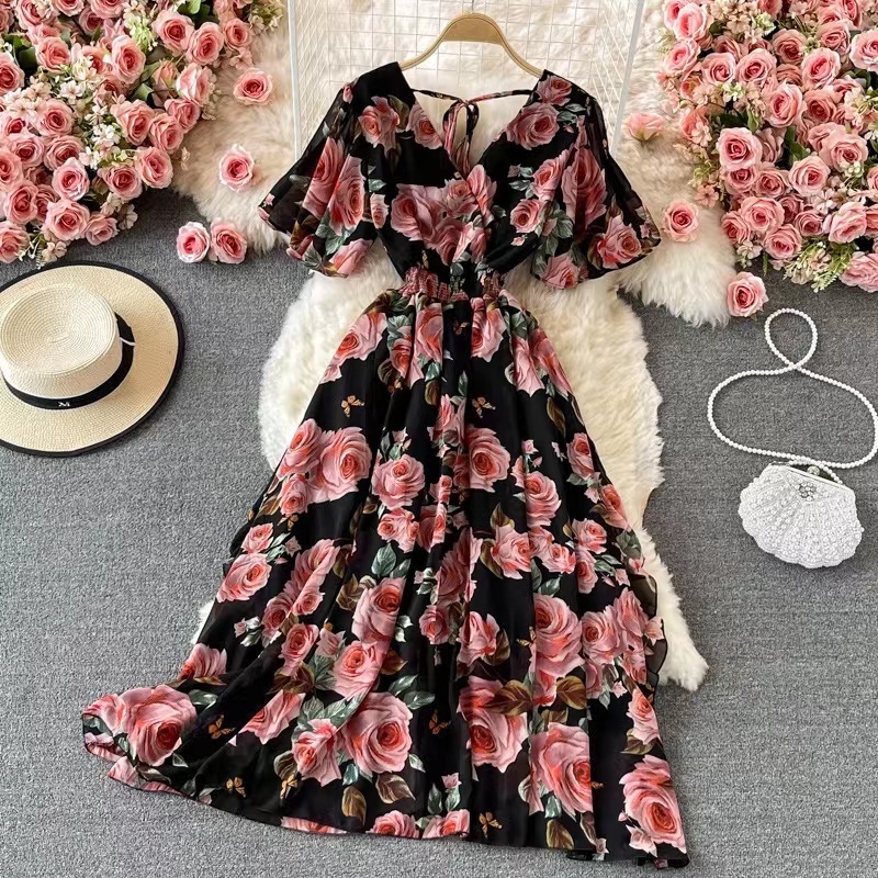 korean dress for women midi floral dress sexy dresses for women formal ...