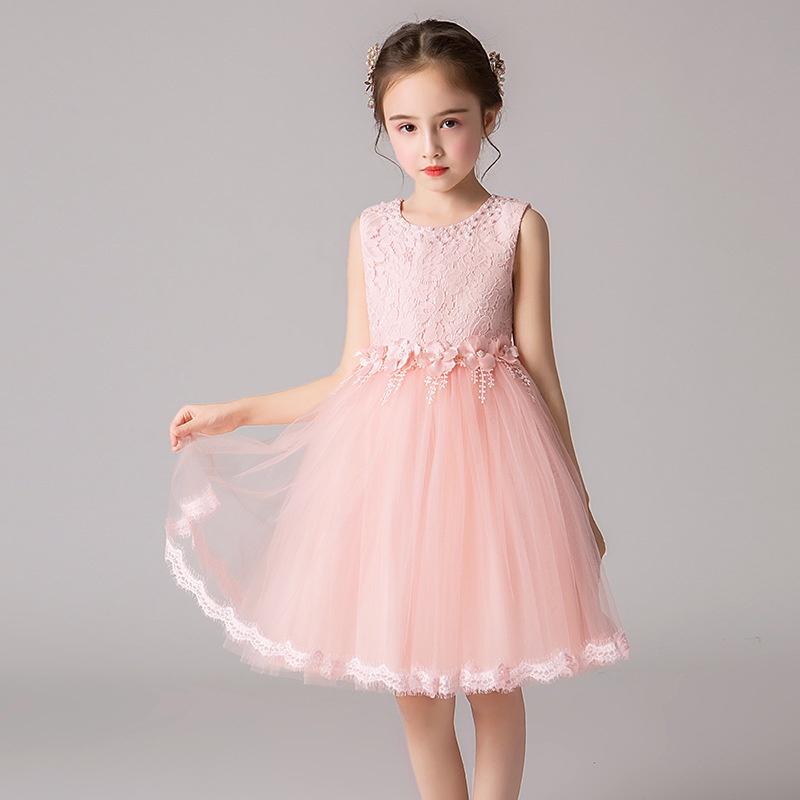 KIDS TIE SHOULDER MIDI DRESS 4-10 FAIRY GANG main image 1