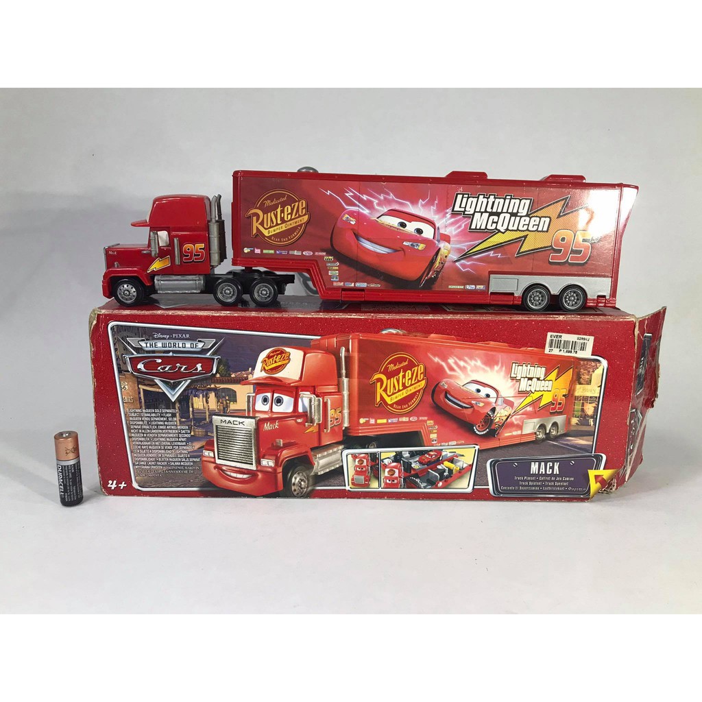 Disney Cars Mack with Trailer Truck Mattel ( Lightning Mcqueen trailer ...