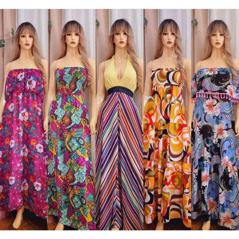 VIP/555 Maxi dress/mix midi/Korean ukay bale/Class A/est. 180 pcs ...