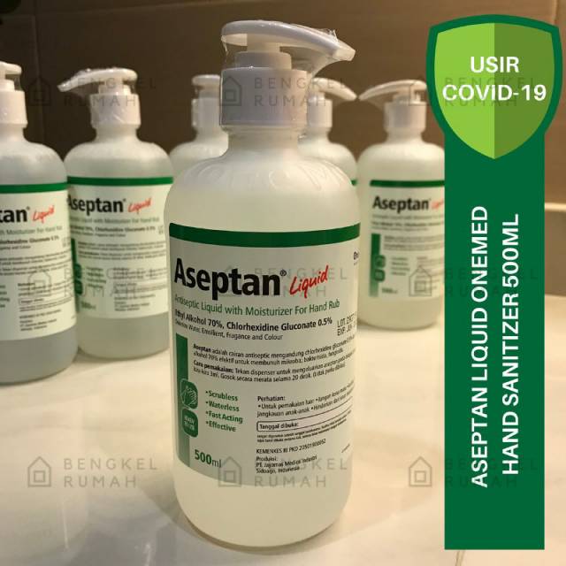 Aseptan Liquid Onemed Antiseptic Hand Sanitizer 500ml Shopee Philippines