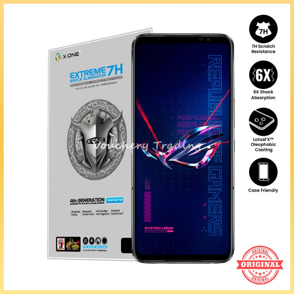 Asus ROG Phone 6 / 6 Pro X-One Extreme Shock Eliminator 7H Clear Screen ...