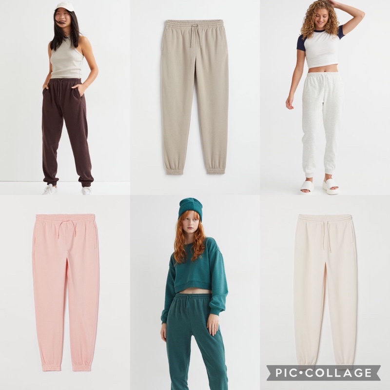 H M Jogger Pants Plain AUTHENTIC RESTOCKED Shopee Philippines