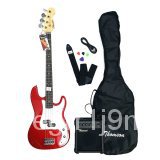 Thomson Electric Bass Guitar Package (Red) | Shopee Philippines