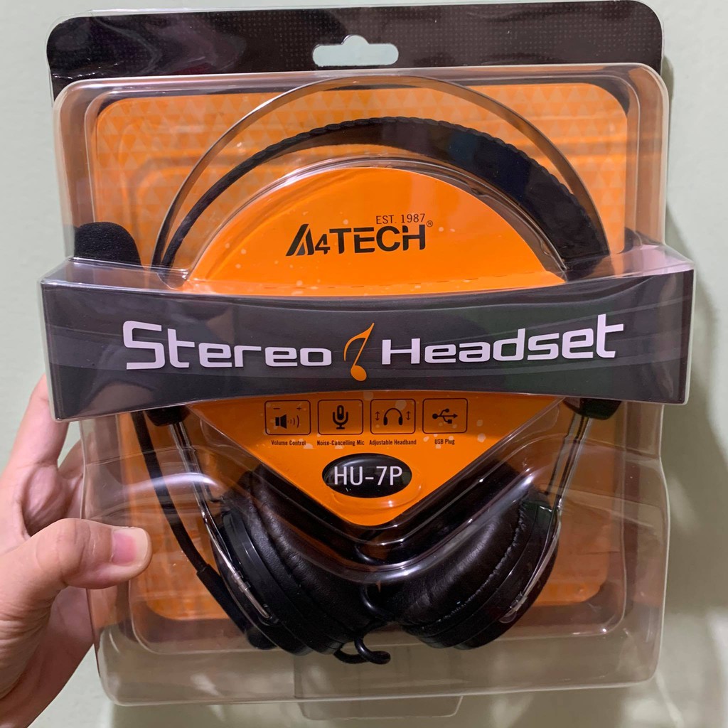 A4Tech HU 7P USB Headset for Laptop perfect for online class