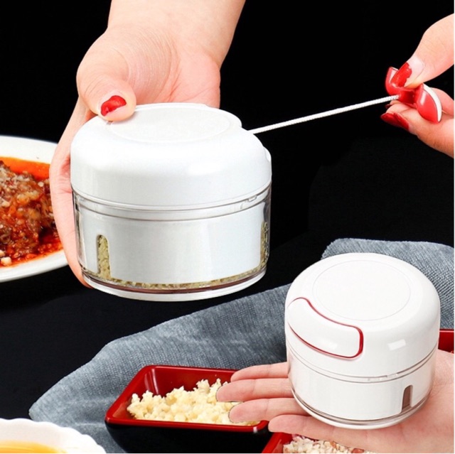 Mini Food Chopper Pull String Vegetable Chopper Vegetable Fruit Twist ...