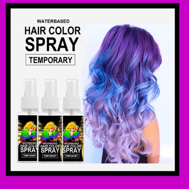HAIR COLOR SPRAY Waterbased washable Shopee Philippines