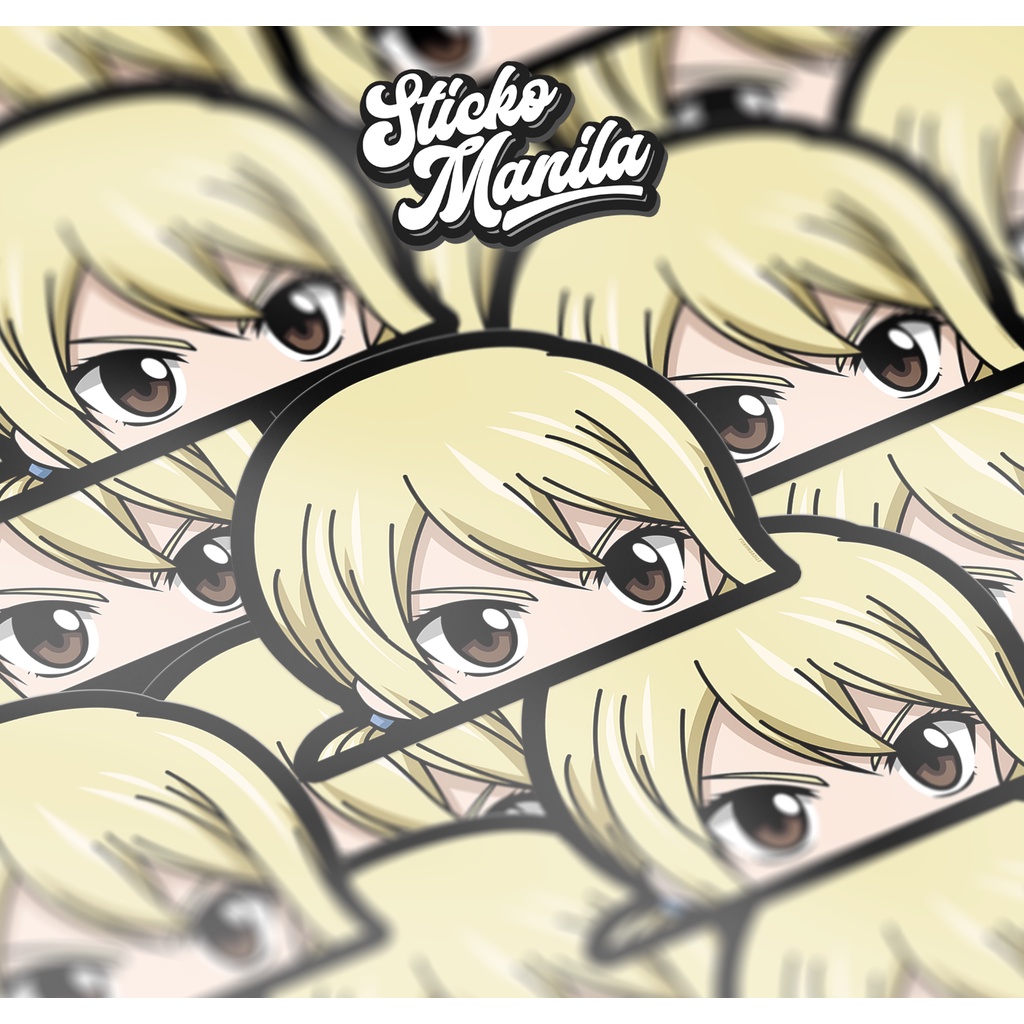 Sticko Manila : Fairy Tail - Lucy Heartfilia (Peeker) | Shopee Philippines