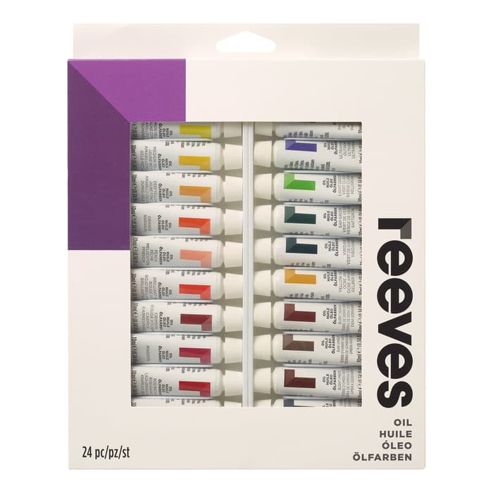 Reeves Oil Color 24 Set | Shopee Philippines