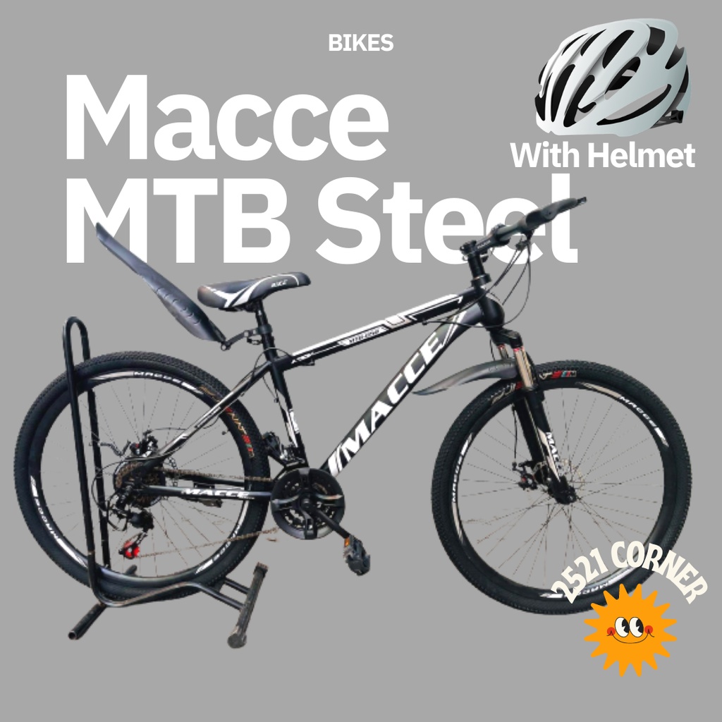 Macce MTB Steel Mountain Bike Cycling Recreational Outdoor road