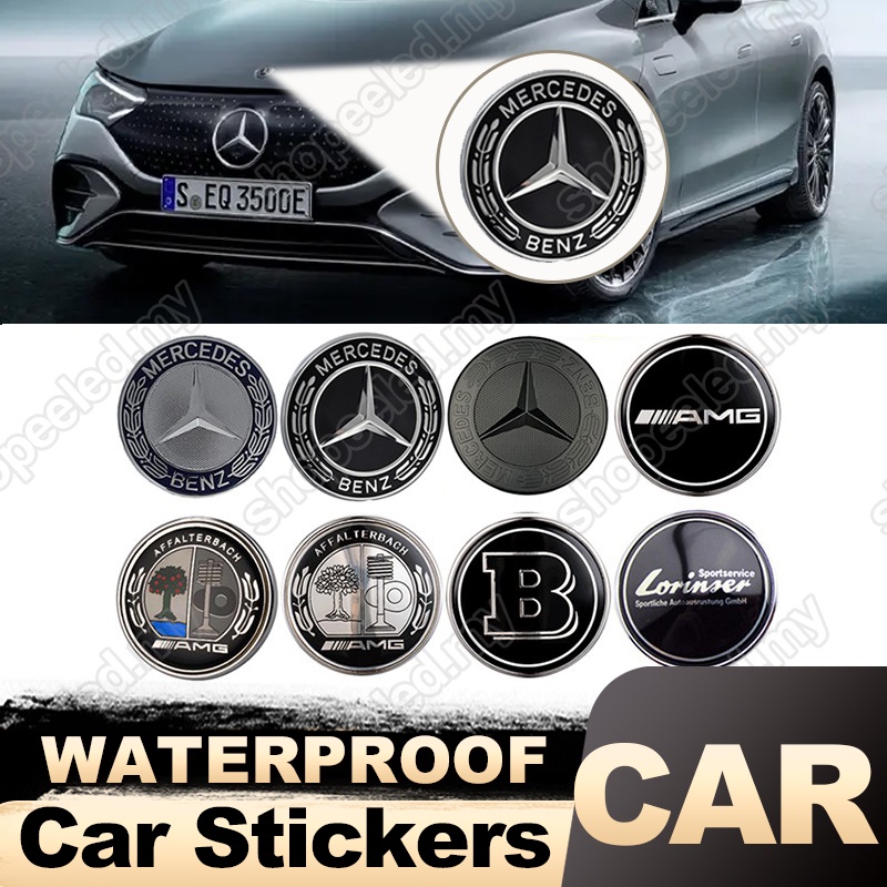 57mm Mercedes Benz AMG Apple Tree Brabus Lorinser Car Front Hood Center ...