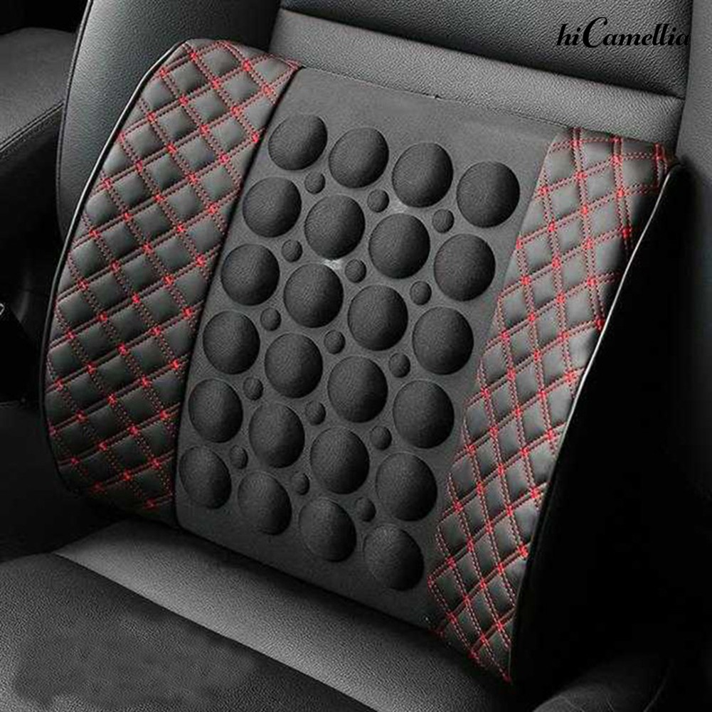 Car Electric Massage Cushion Seat Backrest Lumbar Support Massager Shopee Philippines